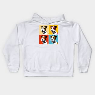 Parson Russell Terrier Pop Art - Dog Lovers Kids Hoodie